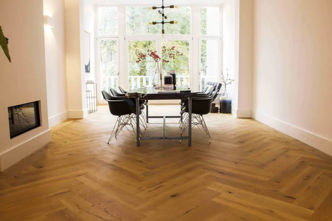 Herringbone Floor From Cinzento Custom Made