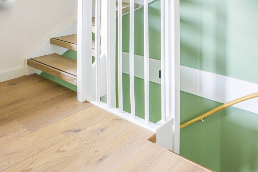Brushed oak floor