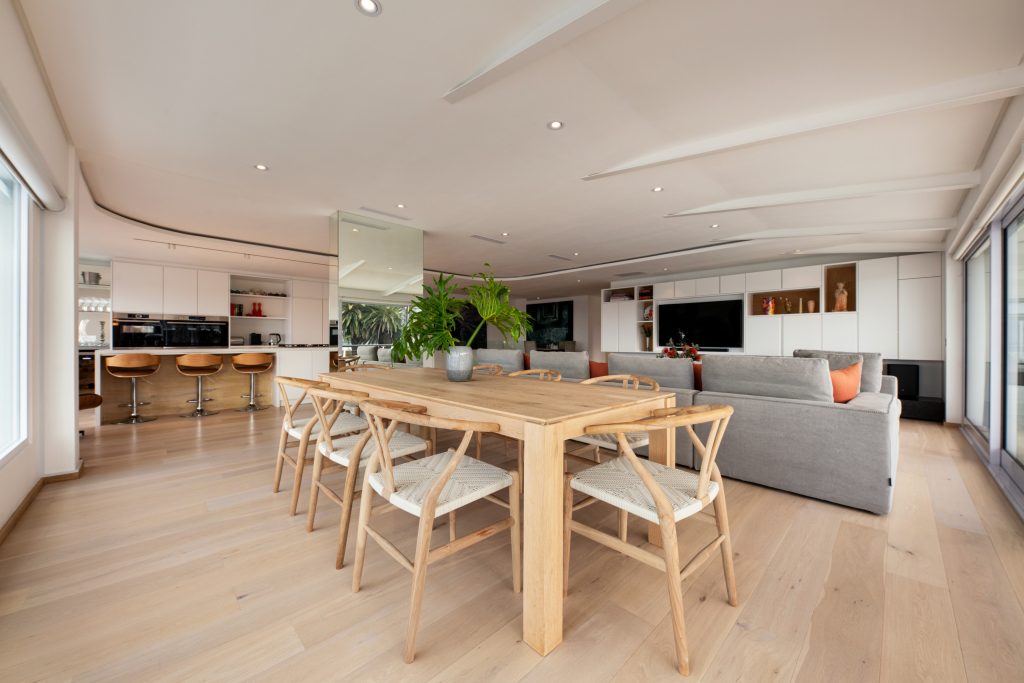 Wood floor in "The Water Club" South Africa